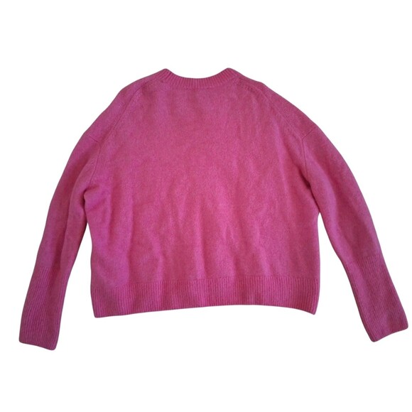Stockholm & And Other Stories Sweater Pink Wool Mohair Blend Cropped  S - Picture 6 of 6